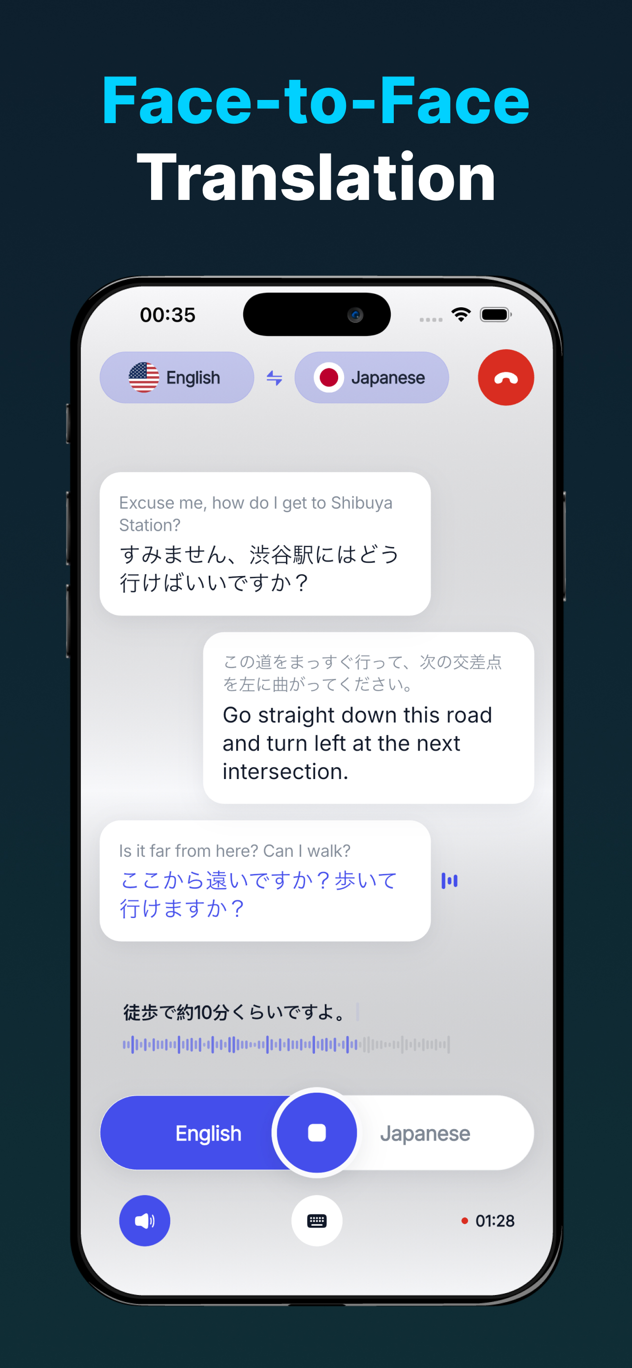 Face-to-Face Translation
